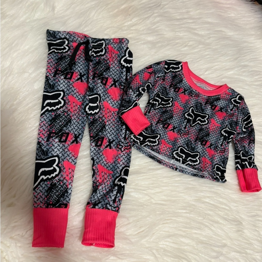 Handmade fox racing pajamas